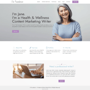 The Foundation - Freelance Health Writers website template